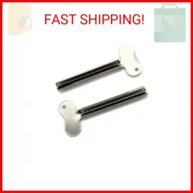 Pro Bamboo Kitchen Tpsqzss-2 2pcs Stainless Steel Toothpaste Tube Squeezers For Bathroom U