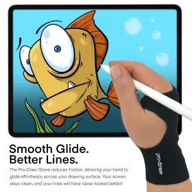 Pro-draw 198168967928 Artist Glove For Ipad Drawing Tablet Sketching // Two And Three Finger Tap #2 Pro-draw 198168967928 Artist Glove For Ipad Drawing Tablet Sketching // Two And Three Finger Tap #2