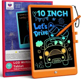 Os-lcd-10 Proxxi 10-inch Lcd Writing Tablet Colorful Doodle Board For Kids Orange