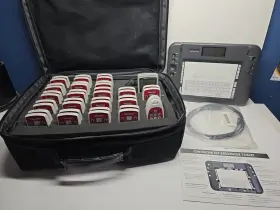 Q2rf Qwizdom Set Of 40 Classroom Clickers With Q7 Instructor Tablet And Carry Case