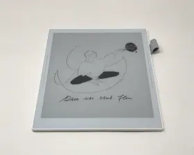 53-007315 Ratta Supernote Manta A5 X2 10.7in Tablet White With Pen And Half Folio Excellent