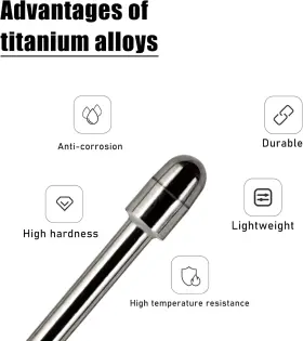 Reeyear 313043261216 Titanium Alloy Fine Pencil Nibs Compatible With Wacom Pro Pen 2 No Wear Out #3 Reeyear 313043261216 Titanium Alloy Fine Pencil Nibs Compatible With Wacom Pro Pen 2 No Wear Out #3