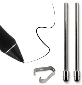 Reeyear 313043261216 Titanium Alloy Fine Pencil Nibs Compatible With Wacom Pro Pen 2 No Wear Out Reeyear 313043261216 Titanium Alloy Fine Pencil Nibs Compatible With Wacom Pro Pen 2 No Wear Out