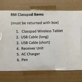 Cb-06-01v Rm Cps Chalkboard Einstructions Wireless Graphics Tablet Classpad Open Box #2
