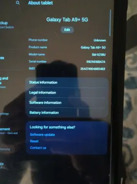 Sm-x218u Samsung Galaxy Tab A9 5g With Case And Charger #2