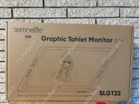 Slgt22 Serenelife 22 Inch Graphic Tablet Monitor Full-laminated With 8192 Pen