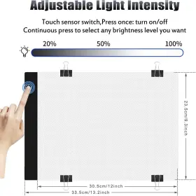 21kbt-wj-a4-4us Sevenfish Diamond Painting Tools A4 Led Light Pad Stand Handbag A4-style2 #3