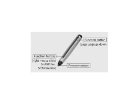 Pn-70tb3 Sharp 4780 Set Of 2 Touch Pen Pn-zl01a With Usb Wireless Adapter For Pn-70tb3/60tb3 #2