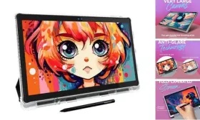 P2x14 Simbans X14 Largest Standalone Drawing Tablet Advance Pack Damage Protection