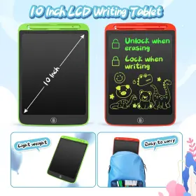Soooo 711181249514 Lcd Writing Tablet For Kids 2 Pack 10 Inch Colorful Doodle Board 3 4 #3