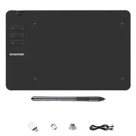 T605s Spaseeba T605 Drawing Tablet 6.7x4 Inch Graphic Digital With 8