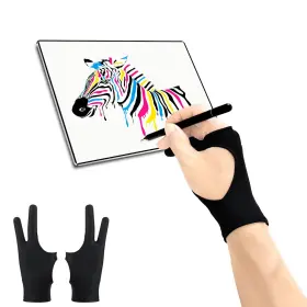 Spbmy 699838441781 Drawing Glove 2 Pack Two-finger Artist For Tablet Paper Sketch