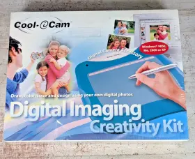 Spectra Cool-icam 077283212864 Vintage Digital Imaging Creativity Kit Draw Pad Pen 2001 Y2k