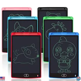 B0b6vvr4lp Stanley 6 Pack 8.5 Inch Lcd Writing Tablets For Kids Colorful Doodle Boards Age 3-8 B0b6vvr4lp Stanley 6 Pack 8.5 Inch Lcd Writing Tablets For Kids Colorful Doodle Boards Age 3-8