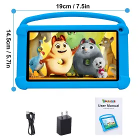 Teayingde 195925920752 7 Inch Android 12 Tablet Pc With Wifi 32gb For Ages 2-8 Kids #2