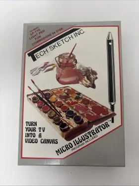 Tech C64-mdw Sketch Light Pen Commodore 64 - Cib And Disk