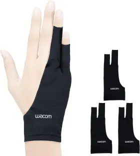 Technology Corporation 726084234802 Drawing Glove Two-finger Artist For Tablet Pen Display 90% Recyc