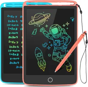Tecjoe 313107858833 2 Pack Lcd Writing Tablet With Fridge Magnets Doodle Board For Kids Draw Tecjoe 313107858833 2 Pack Lcd Writing Tablet With Fridge Magnets Doodle Board For Kids Draw