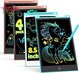 Tecjoe 744110740752 Lcd Writing Tablet 8.5 Inch Colorful Drawing Board Kids Travel Games Ac Tecjoe 744110740752 Lcd Writing Tablet 8.5 Inch Colorful Drawing Board Kids Travel Games Ac