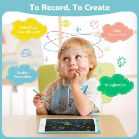 H10a Tecjoe 2 Pack Lcd Writing Tablet 8.5 Inch Colorful Doodle Board Drawing #2 H10a Tecjoe 2 Pack Lcd Writing Tablet 8.5 Inch Colorful Doodle Board Drawing #2