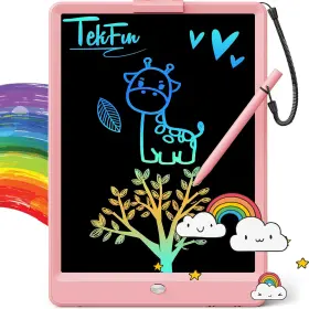 Tekfun 445039027056 Lcd Writing Tablet Doodle Board 10inch Colorful Drawing Pad For Kids Me