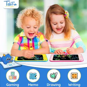 Tekfun 711181389104 Lcd Writing Tablet For Kids 8.5 Inch Toddler Doodle Board Drawing Table #3