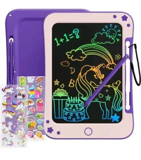 Lcd-06 Tekfun 8.5-inch Lcd Writing Tablet For Kids - Doodle Board With Stickers Purple Lcd-06 Tekfun 8.5-inch Lcd Writing Tablet For Kids - Doodle Board With Stickers Purple