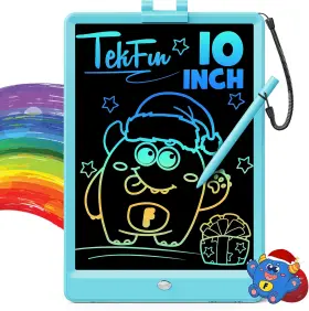 Lcd01 Tekfun Lcd Writing Tablet Doodle Board 10inch Colorful Drawing Pad Kid