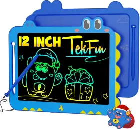 Lcd33 Tekfun Lcd Writing Tablet For Kids 12 Inch Doodle Board Colorful Drawing