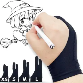 Tbag-02 Timebetter Drawing Glove Artist For Tablet Ipad Digital Art Palm Reject