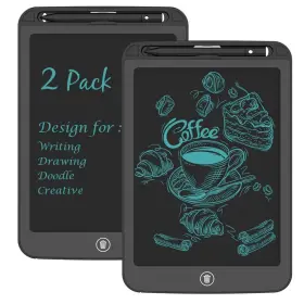 23621 Tiqus 2 Pack 9.25 Inch Lcd Writing Tablet Pad Ewriter Electronic Black