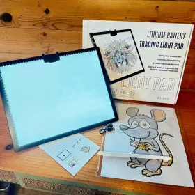A3-d40 Toheto A3 Light Sketch Pad Wireless Battery Powered Box 3 Colors Dimmable #3