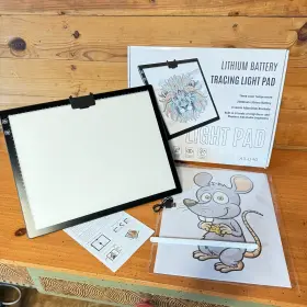 A3-d40 Toheto A3 Light Sketch Pad Wireless Battery Powered Box 3 Colors Dimmable