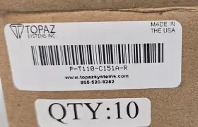 P-t110-c151a-r Topaz P-t110-c151-r New Pos Signature Pen With Steel Tether #2