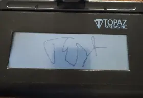 T-bk462-bsb-r Topaz Systems Signaturegem Lcd 1x5 Backlit Signature Pad