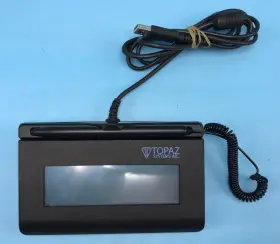 T-lbk480-hsb-r Topaz Systems Sig Lite 1x5 Lcd Usb Signature Capture Pad