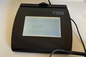 T-lbk755-bhsb Topaz Systems 4x3 Lcd Signature Pad Dual Serial/usb