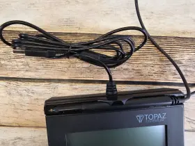 T-l462-hsb-r Topaz Systems Tlbk462 Siglite 1x5 Lcd Usb Signature Capture Pad Used Once #3