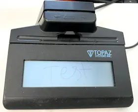 Tm-lbk462-hsb-r Topaz Systems Signaturegem Lcd 1x5 Backlit Signature Pad
