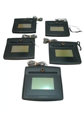 T-l755-hsb Topaz Lot X5 Signaturegem Lcd Signature Pads Tested Working Read