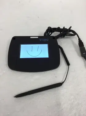 T-lbk43lc-hsb-r Topaz T-lbk43lc Electronic Signature Capture Pad With Stylus Pen And Usb Cable Works #2