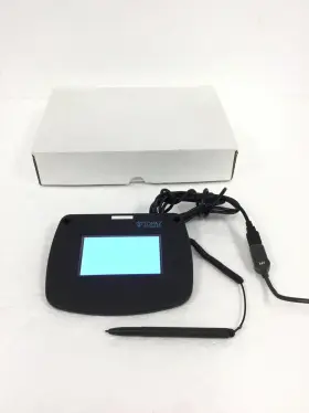 T-lbk43lc-hsb-r Topaz T-lbk43lc Electronic Signature Capture Pad With Stylus Pen And Usb Cable Works