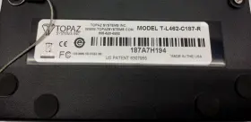 T-lbk462-c187-r Topaz Systems T-l462-c187-r Usa-19hs Signaturegem Capture Pad With Vga Cable #2