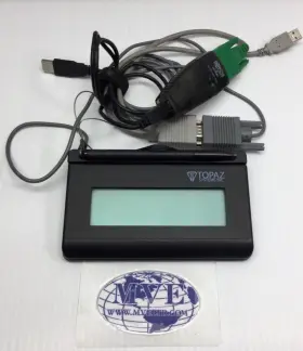 T-lbk462-c187-r Topaz Systems T-l462-c187-r Usa-19hs Signaturegem Capture Pad With Vga Cable