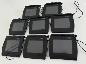 T-lbk57gc-bhsb-r Topaz Electronic Signature Capture Pad Lot Of 8