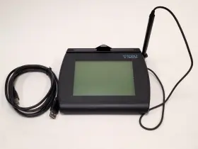 T-lbk766-bhsb-r Topaz Systems Usb Serial Signature Pad With Stylus Cable T-lbk766-bhsb-r Topaz Systems Usb Serial Signature Pad With Stylus Cable