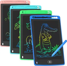 6gey-1aee-bght Tqu 4 Pack Lcd Writing Tablet For Kids 8.5 Inch Colorful Doodle Board Drawing Table
