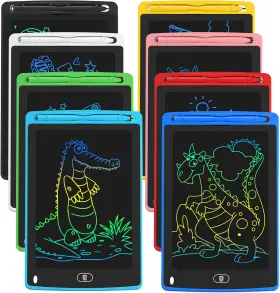 A2eg-vnde-aech Tqu Lcd Writing Tablet For Kids 8.5 Inch Colorful Doodle Board Drawing Educ