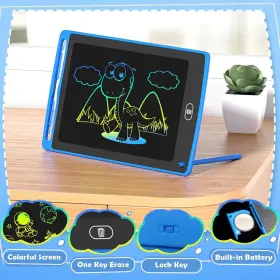 Menh-etdn-3huw Tqu 3 Pack Lcd Writing Tablet For Kids 8.5 Inch Colorful Doodle Board Colors #3 Menh-etdn-3huw Tqu 3 Pack Lcd Writing Tablet For Kids 8.5 Inch Colorful Doodle Board Colors #3
