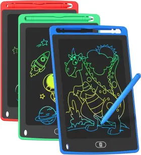 Menh-etdn-3huw Tqu 3 Pack Lcd Writing Tablet For Kids 8.5 Inch Colorful Doodle Board Colors Menh-etdn-3huw Tqu 3 Pack Lcd Writing Tablet For Kids 8.5 Inch Colorful Doodle Board Colors